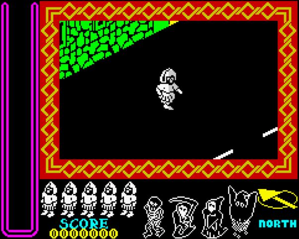 Night Shade - ZX Spectrum game screenshot (1985) by Ultimate Play The Game